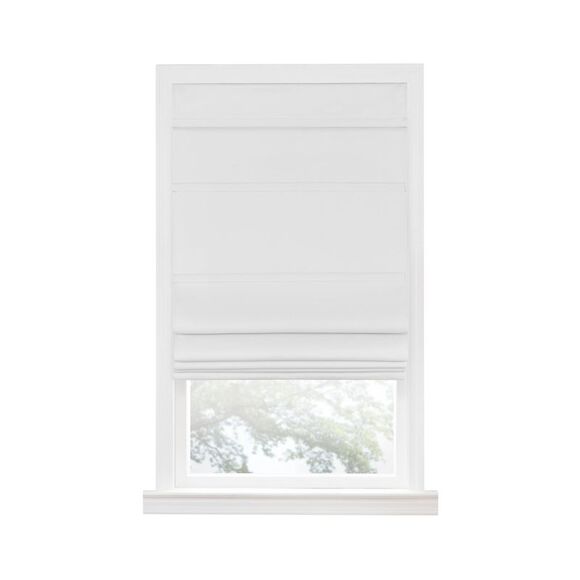 Ergode Cordless Blackout Roman Window Shade 30X64 White